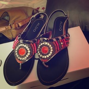 Multicolor Aldo sandals