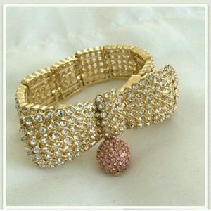 New Ann Taylor Brilliant Bow Bracelet