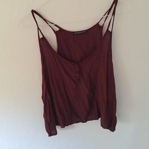 Brandy Melville maroon top