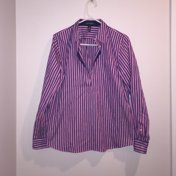 Ralph Lauren Tops - Ralph Lauren Quarter Button Oxford Shirt