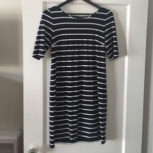 Banana Republic Navy/white Shift Dress