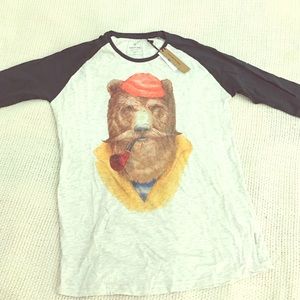 Men's Large Graphic Bear Tee