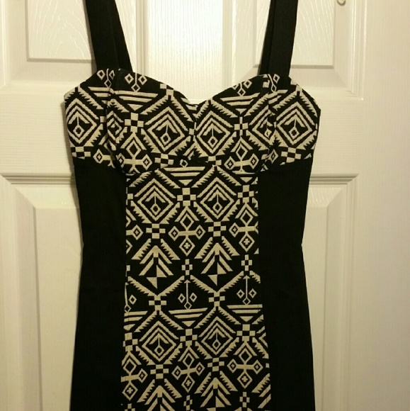Little Black Pattern Dress