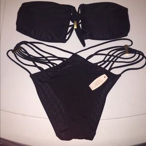 Hot 2 Piece Stringy Swimsuit