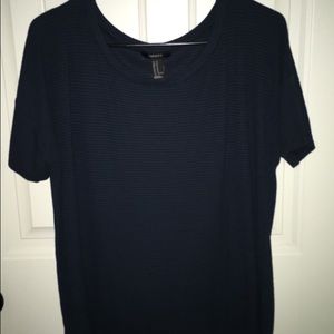 Blue and Black Striped | Top 💦Ⓜ️