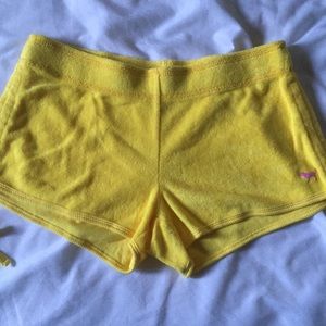 PINK cheeky lounging sweatshorts