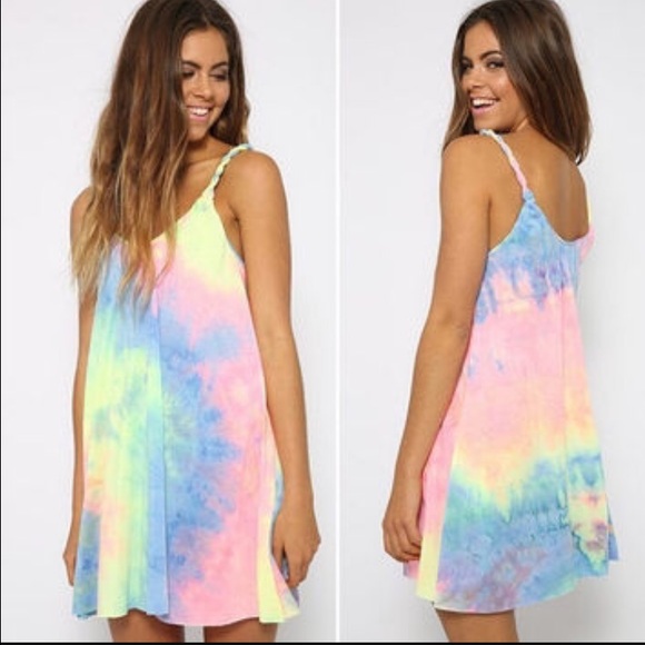 UNIF Dresses & Skirts - LAST ONE ☯ Tie dye swing dress