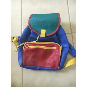 90's Block Colored Backpack