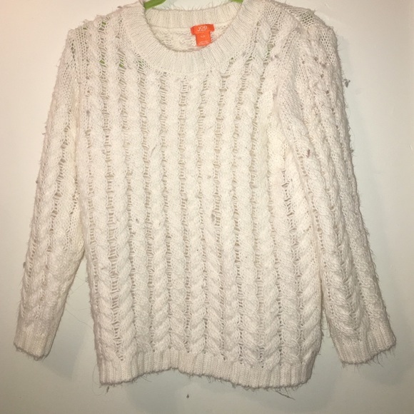 Cozy warm white sweater