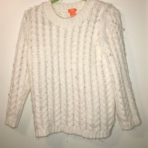 Cozy warm white sweater