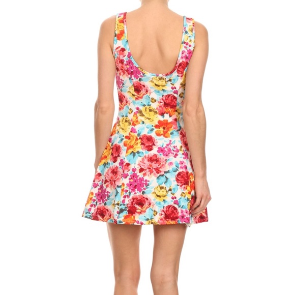 Floral Skater Dress w reviews - Picture 4 of 7