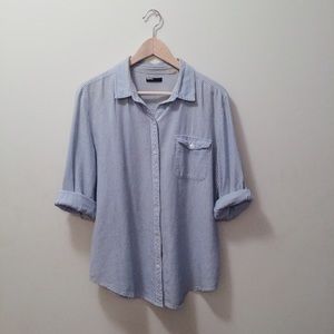 UO // striped button down