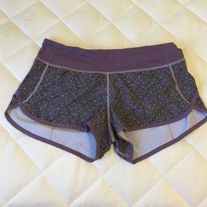 Lulu lemon run speed shorts size 6