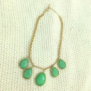 Emerald Green Pendant Necklace from Fossil