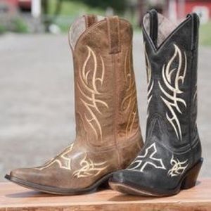 Justin black cowgirl boots