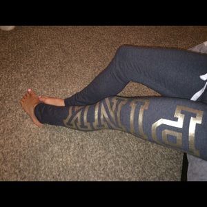 LIKE NEW PINK Grey Joggers