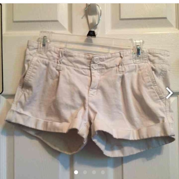Abercrombie white shorts