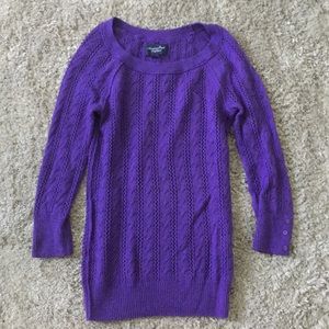 American Eagle Purple Sweater
