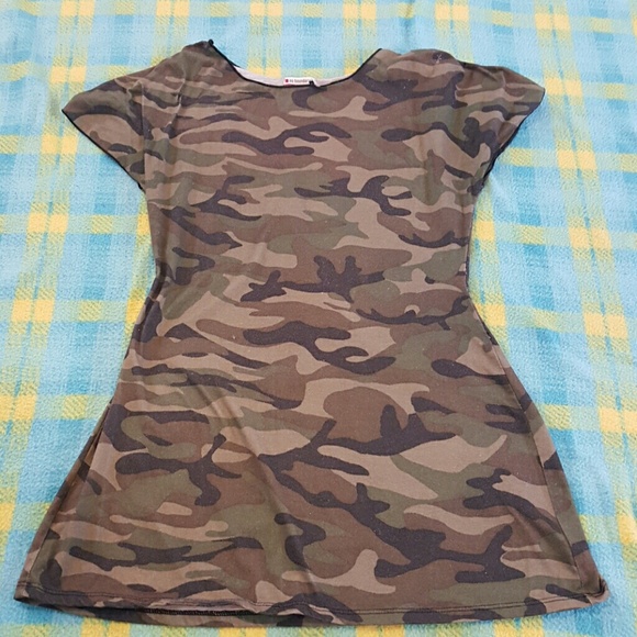 Camo fitted t-shirt