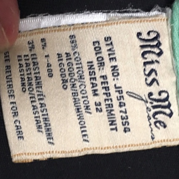 Sea foam green miss me jeans - Picture 4 of 4