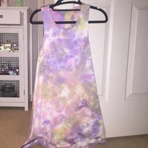 A unworn tie-dye dress from Tobi!
