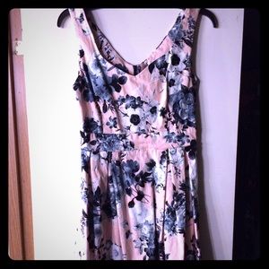 Mod cloth floral dress size 10