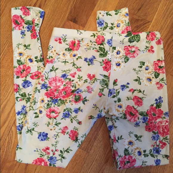 Floral leggings