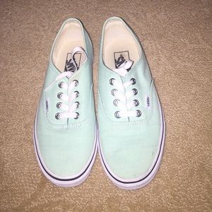 Mint Green Vans