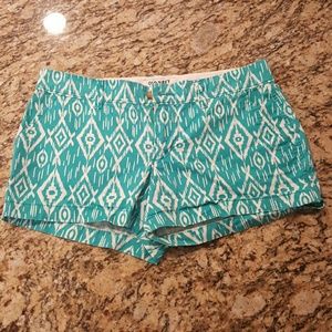 Aztec Print Shorts