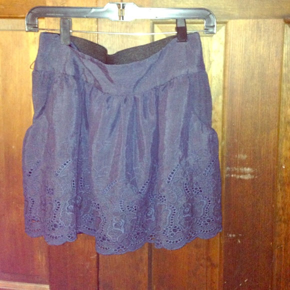 Navy skirt