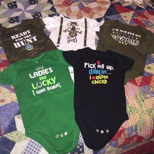 Infant little boy onsies!