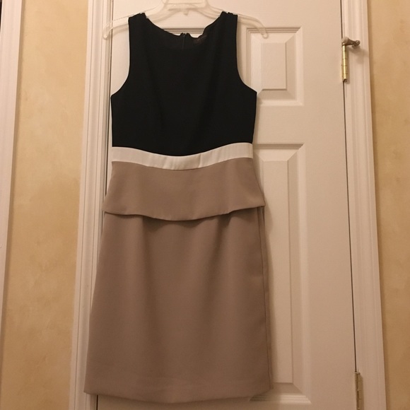 Color Block Peplum Dress, The Limited, Size 6