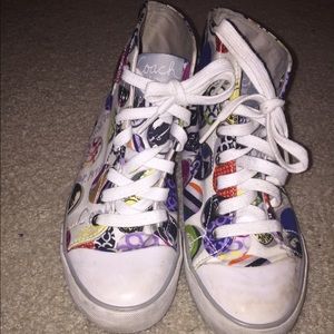 Coach high top sneakers