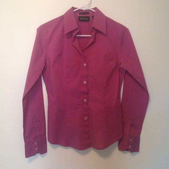 Dark pink dress shirt