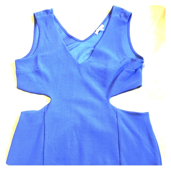 Cutout Blue Dress