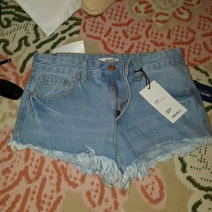 Brand new high waisted forver 21 shorts