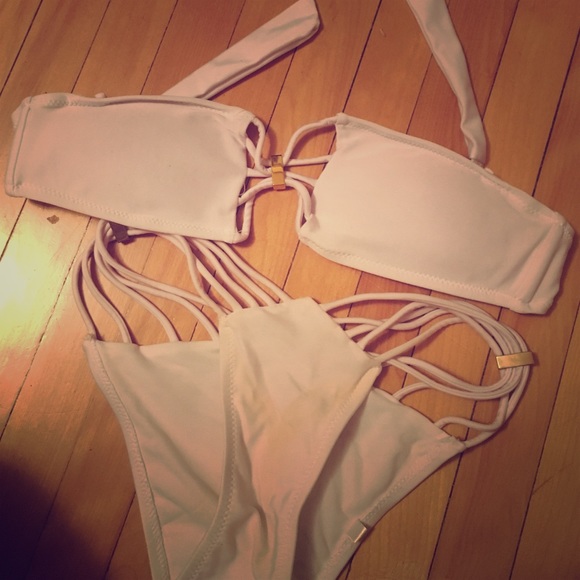 White Bathing suit set