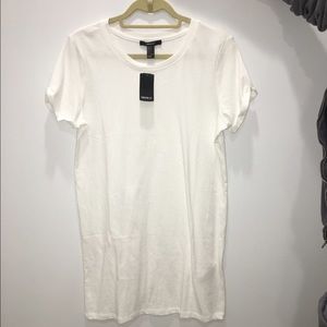 White Forever 21 Tshirt Dress