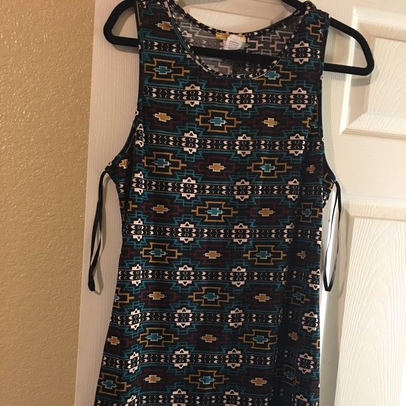 Tribal Printed Mini Dress