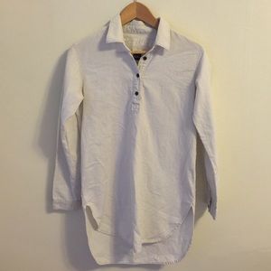 Madewell chambray long sleeve tunic