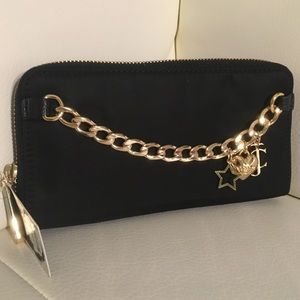 🚫SOLD- Black/Gold Wallet-NWT Juicy Couture