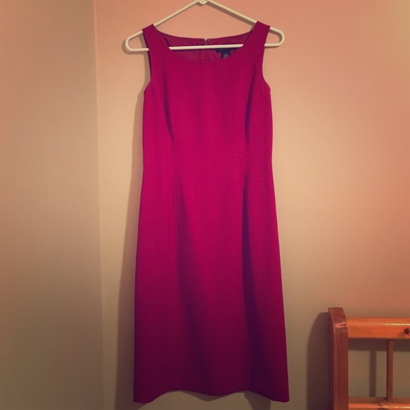 Deep Red Ann Taylor Dress