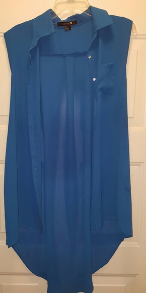 Long blue top - Picture 2 of 2