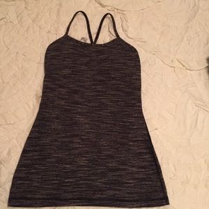 Lululemon fitted tank. With sports bra inside.
