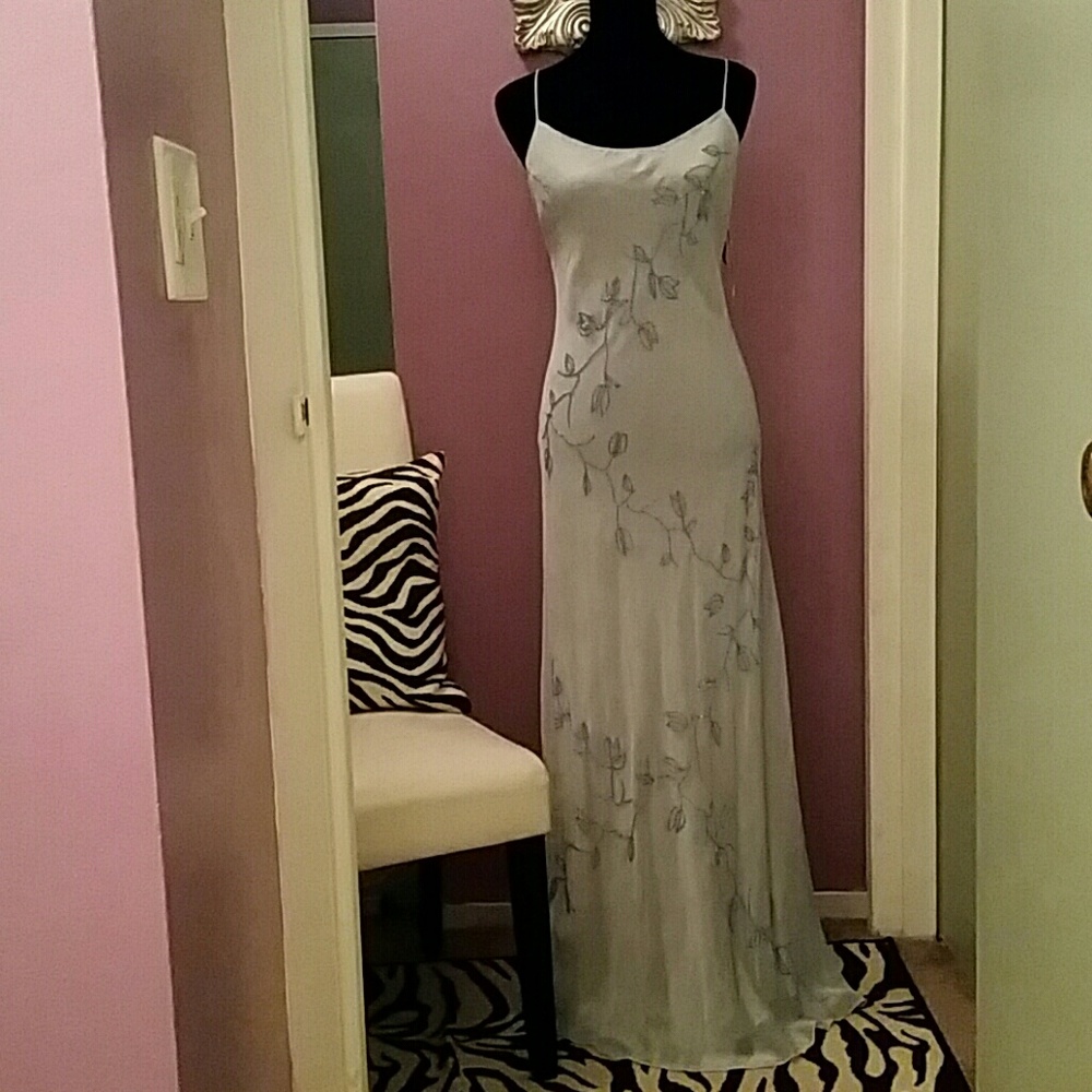 Dress,  Sleeveless Maxi Dress W/ Stones