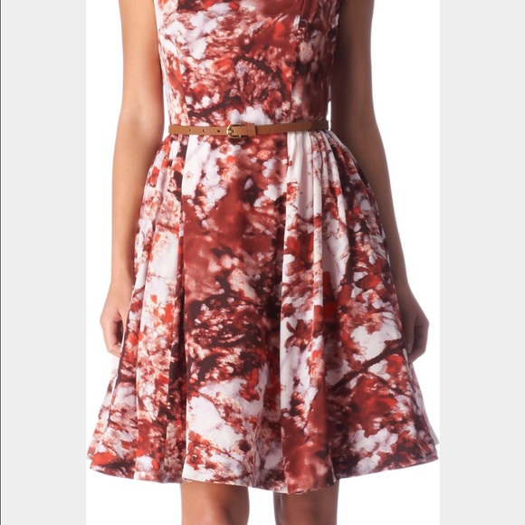 ⚡️Ted Baker Rare Cherry Blossom Barish Silk Dress - Picture 3 of 4