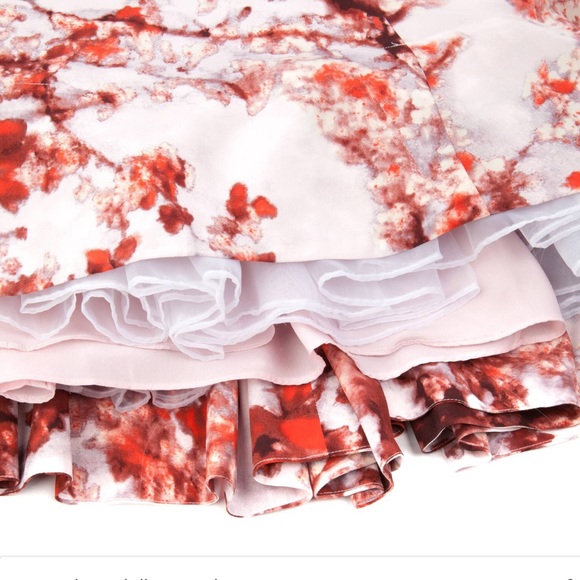 ⚡️Ted Baker Rare Cherry Blossom Barish Silk Dress - Picture 4 of 4