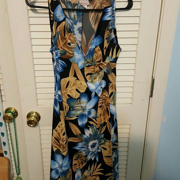 Floral wrap dress