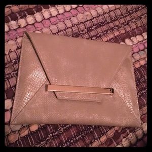 Shimmery large clutch/purse