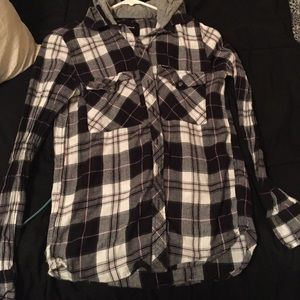 Hurley Plaid Button Up